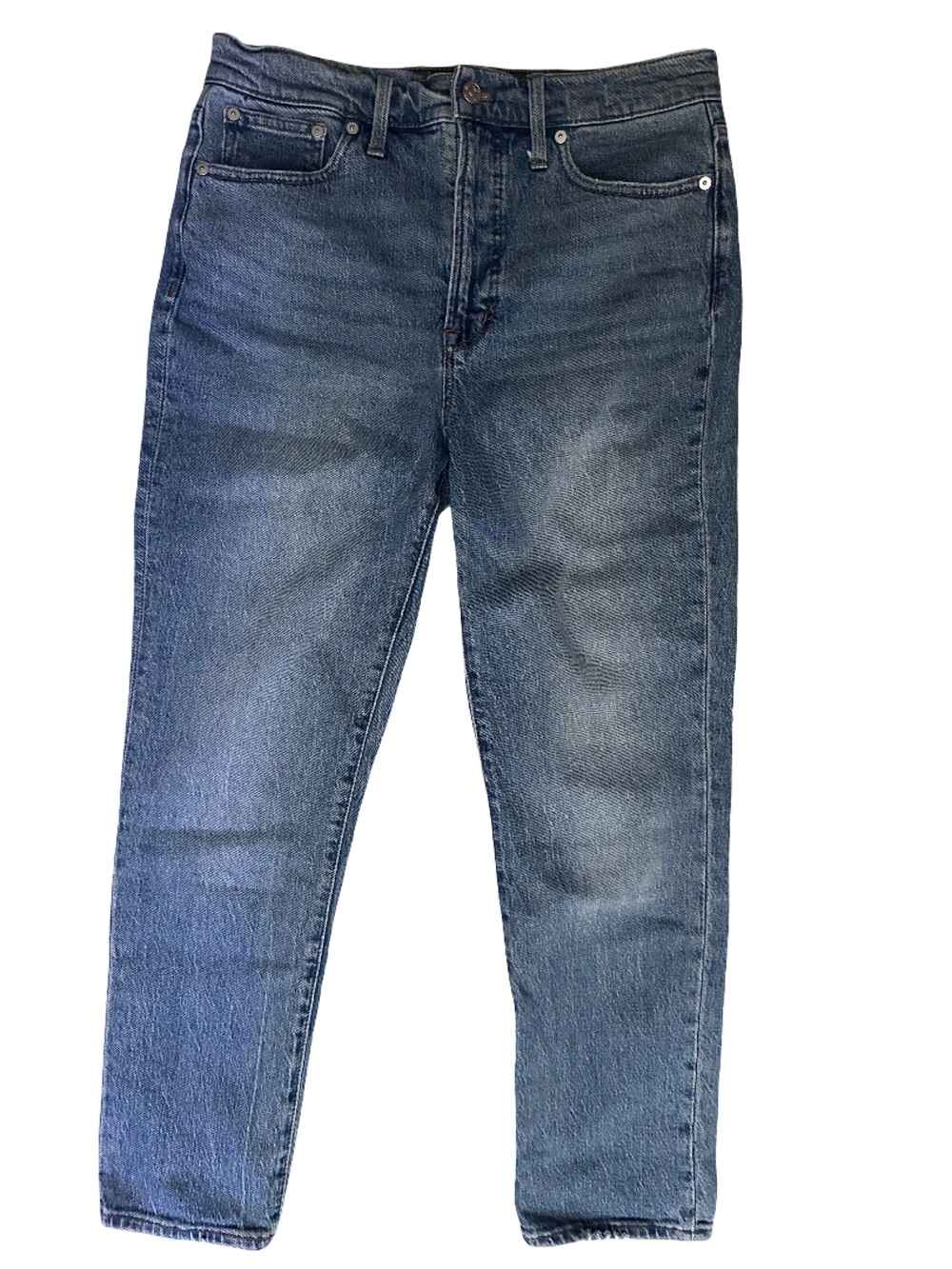Madewell The Perfect Vintage Straight Leg Jeans in Medium Blue Wash - Picture 3 of 6